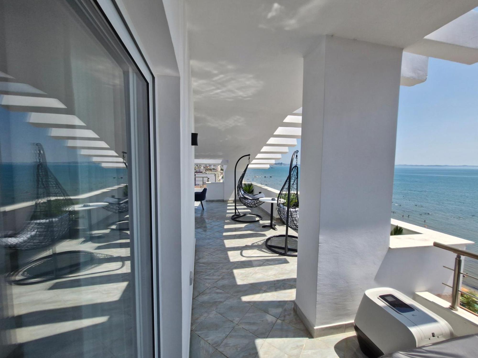 Luxury Penthouse Villa Драч Екстериор снимка